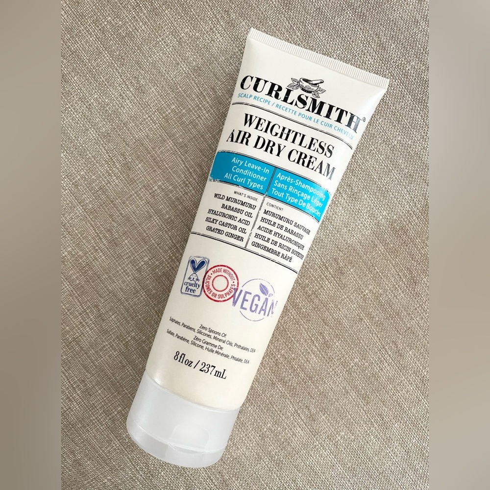 New Curlsmith Weightless Air Dry Cream